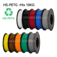 KINGROON Newest PETG HS-PETG 3D Printer Filament 1.75mm High Speed 3D Printinng Material Hyper PETG 5KG 10KG Mix Color ﻿