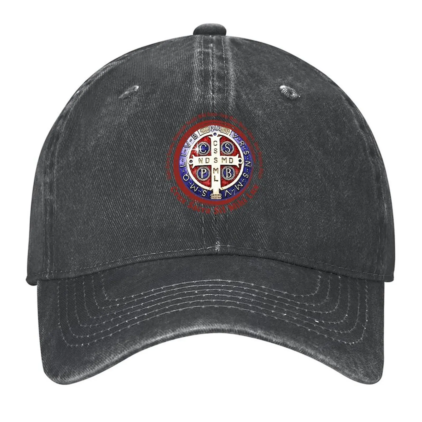 

The Medal of Saint Benedict, Saint Benedict Baseball Cap beach hat Golf custom caps summer hat Sun Hats For Women Men's