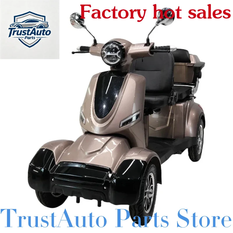 TrustAuto Parts Store Is Having A Hot SaleChina Model Pika-XL Good Capacity Poweul Mobility Scooter Moped 4Whe