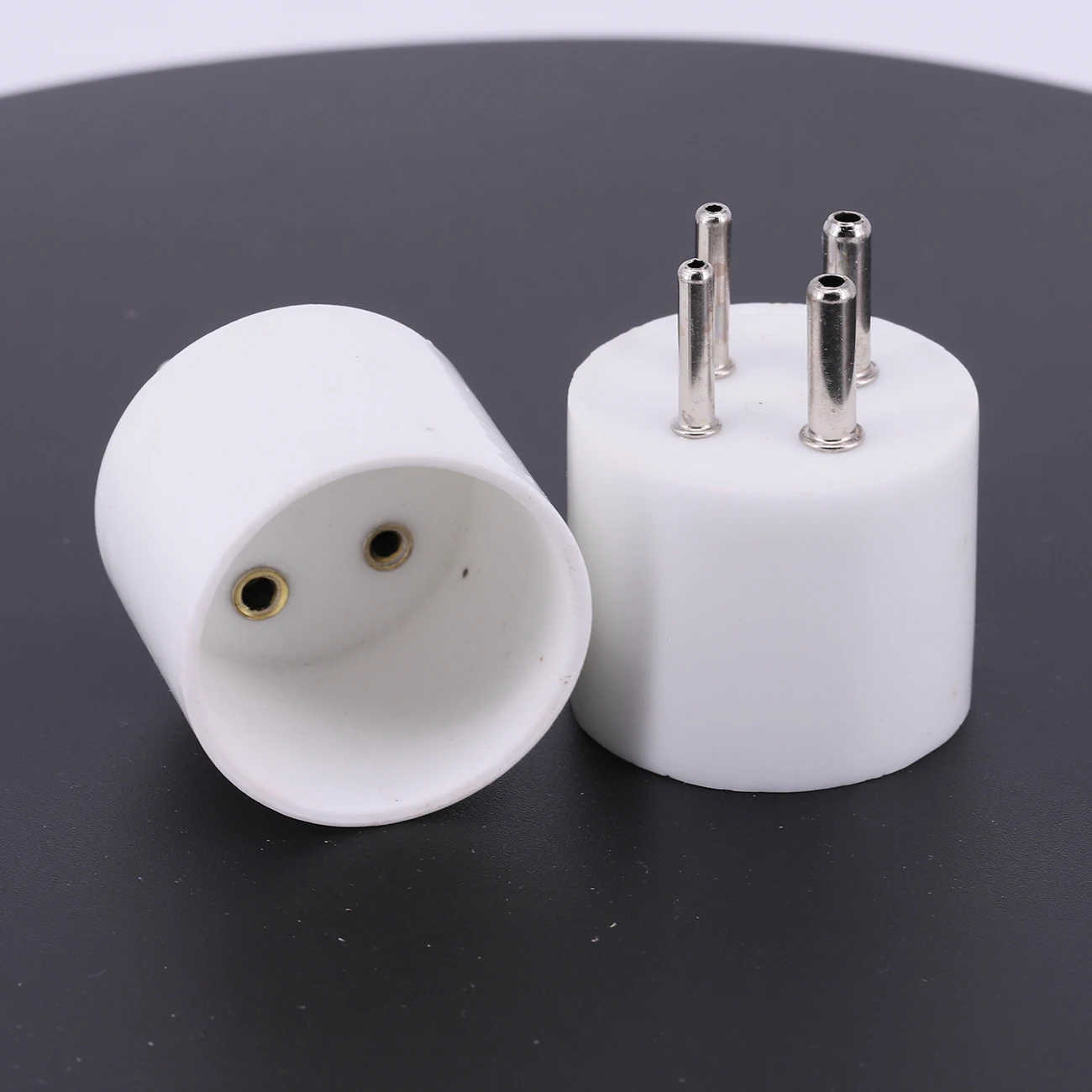 金メッキ真空管アンプ,4ピンチューブベース,811r,u4a,300b,811,2a3,274,5z3,5u4g,4個