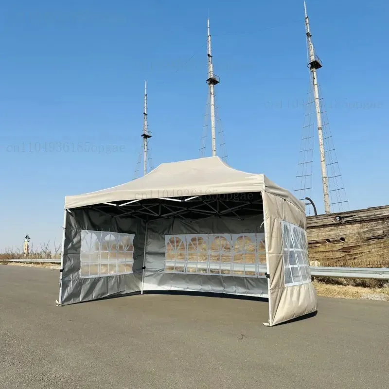 Camping tent, waterproof iron frame trade show tent, portable 10x15 foot tent, outdoor camping