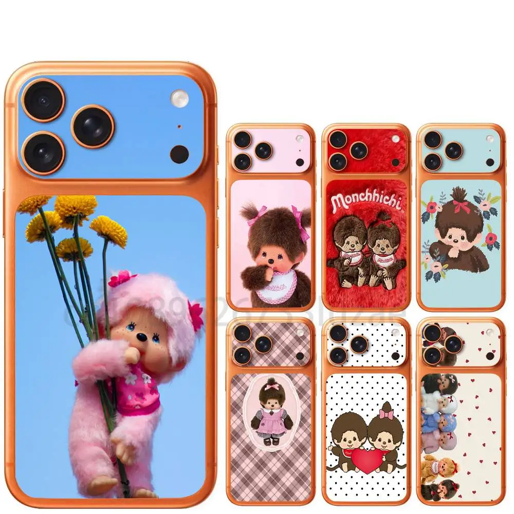 Cute M-monchhichis-s For iPhone 17 Pro 17 ProMax Anti-Scratch Protective Film
