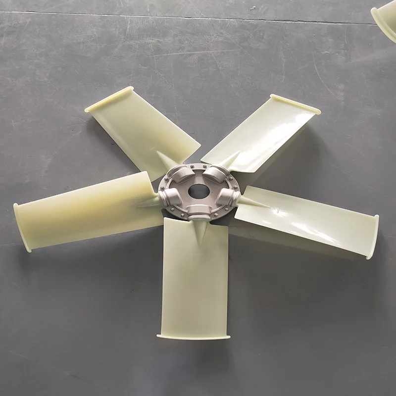 5 Wings Axial Fan Impeller Plastic Blades Nylon For Poultry Husbandry OEM Low Noise Adjustable Angle