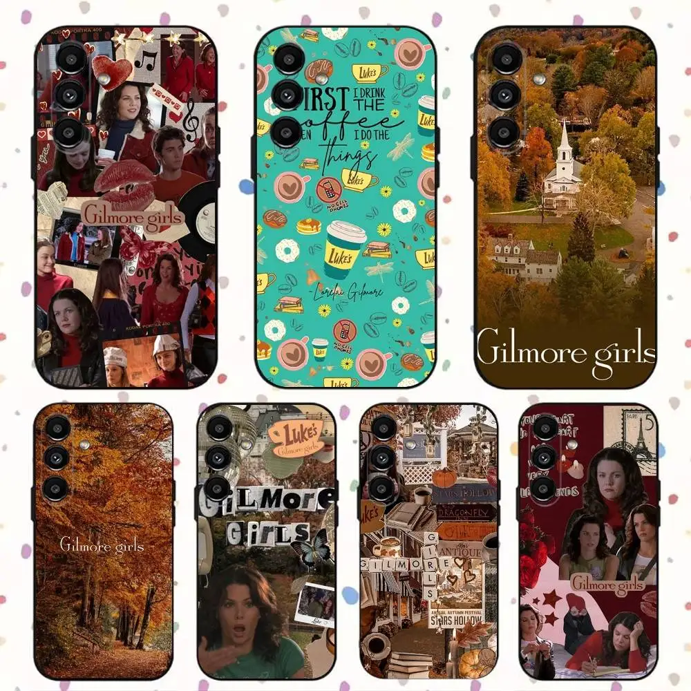 

G-Gilmore Girls Vintage Phone Case For Samsung S24,S21,S22,S23,S30,Ultra,S20,Plus,Fe,Lite,Note,10,9,5G Black Soft Cover