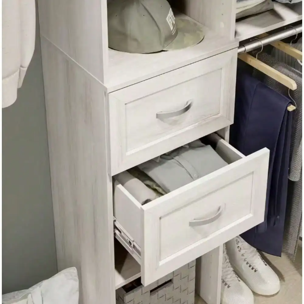 

10 in. x 17 in. Shaker Drawer Kit with Soft-close glides,Popular, shaker-style drawer front,For Storage, Closet, Clothes