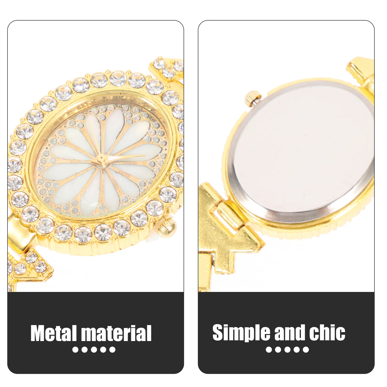 

Women Watch Exquisite Rhinestone Casual Time Display Stylish Office Girl Wristwatch Gift Women's Wrist Watches