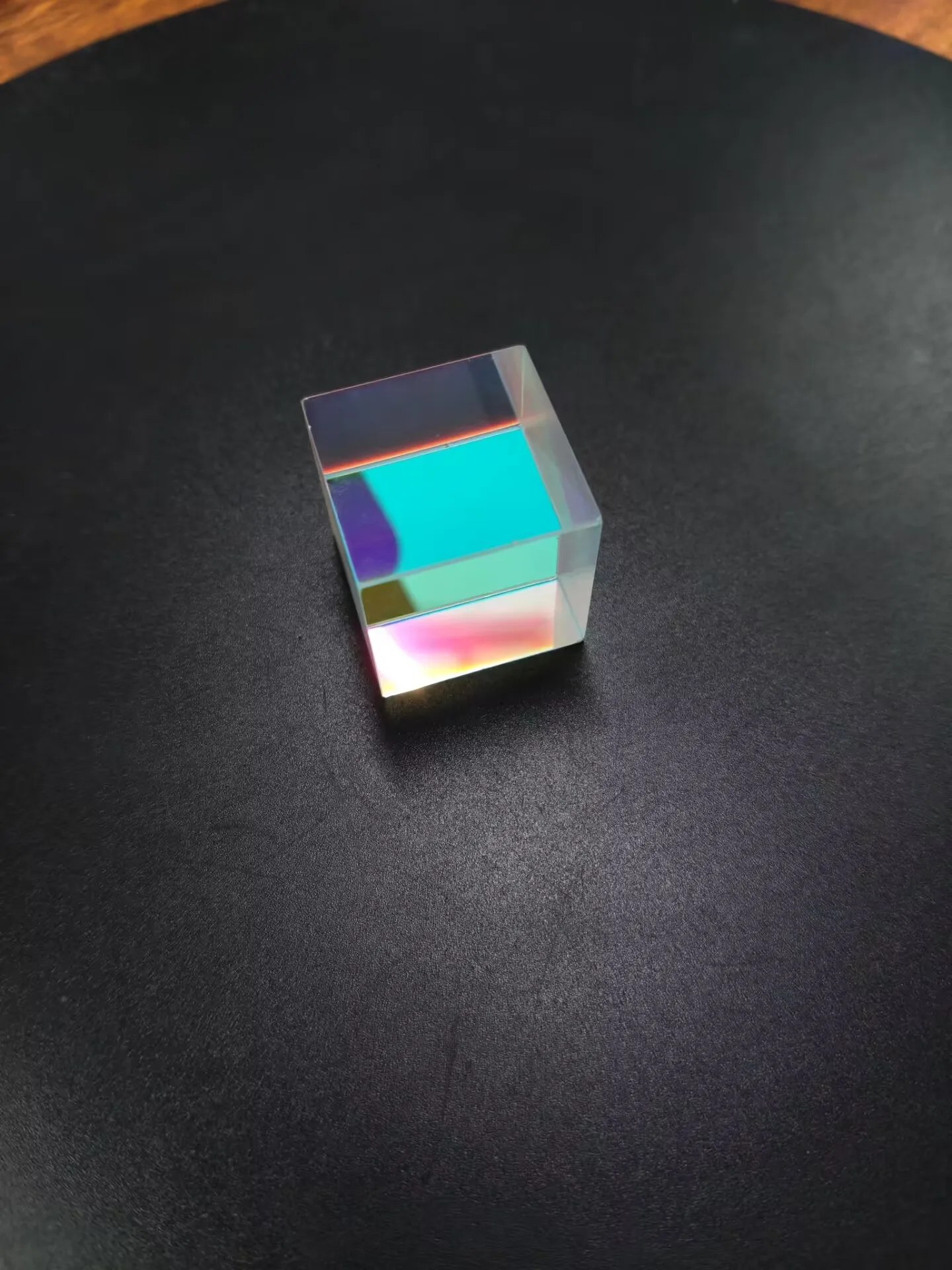 2pcs 2.5x2.5cm RGB X-Cube Defective Optical Glass Prism Light Research Science