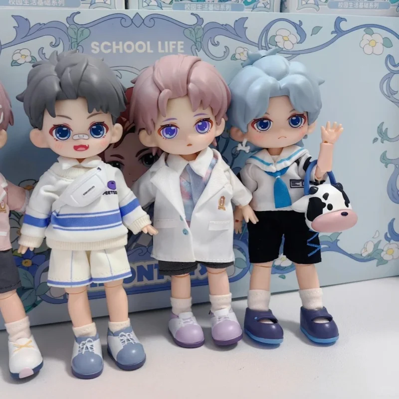 

Original Blind Box Peterson Campus Life Series Mystery Box Cute Male Student Bjd Action Doll Ornament Collection Toy Gift