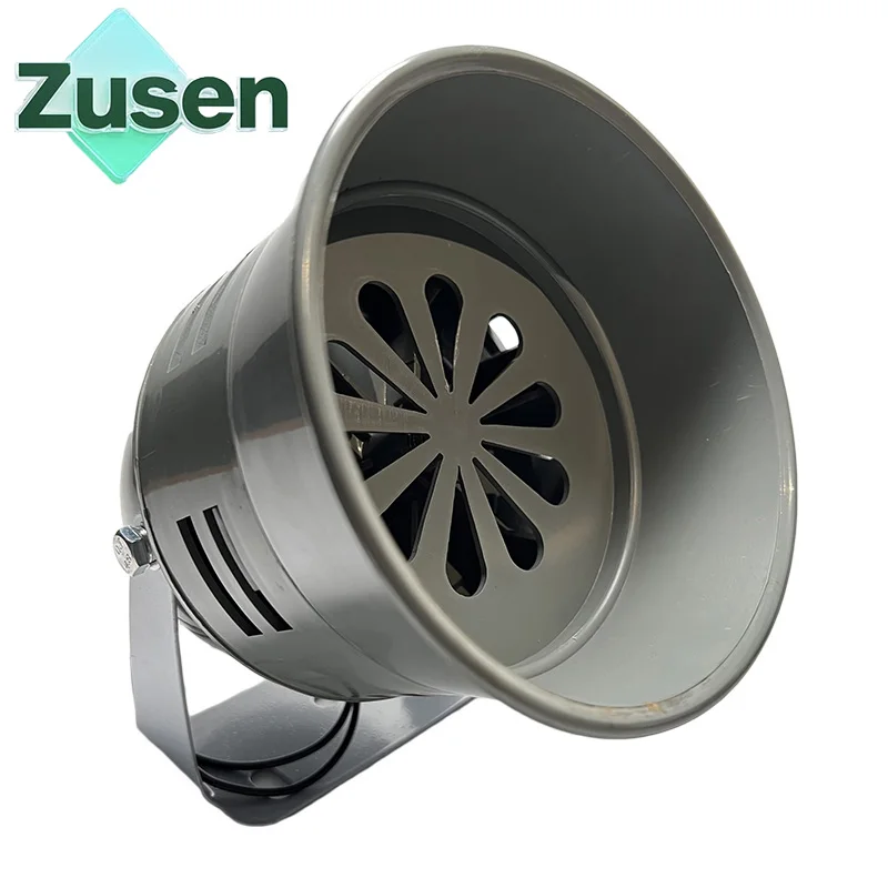 Zusen MS-290 Motor Alarm Buzzer Firefighting Gray Plastic Shell Conch Alarm 12V 24V 220V
