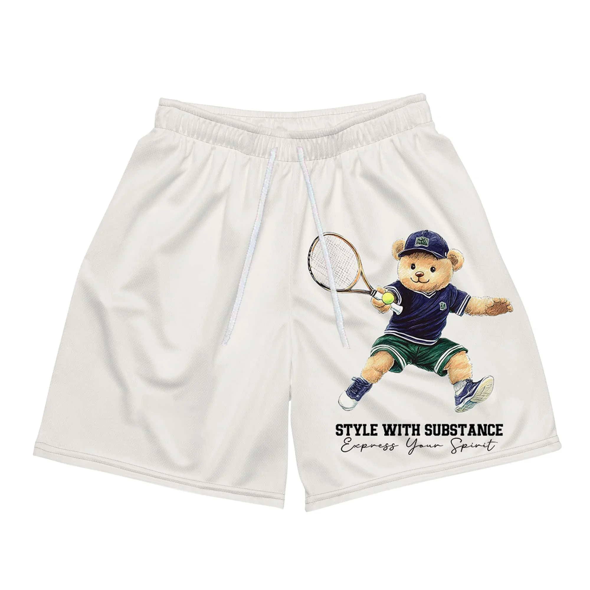 

2025 Men's Quick-drying Shorts American Fashion Trend Luxury Casual Shorts Comfortable High-end Street Y2K Fitness Shorts Moto