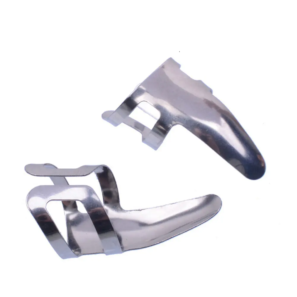 

9Pcs Stainless Steel Finger Picks Adjustable Guitar Bass Nail Plectrums Ergonomic Forefinger Pick Guitar Finger Pick