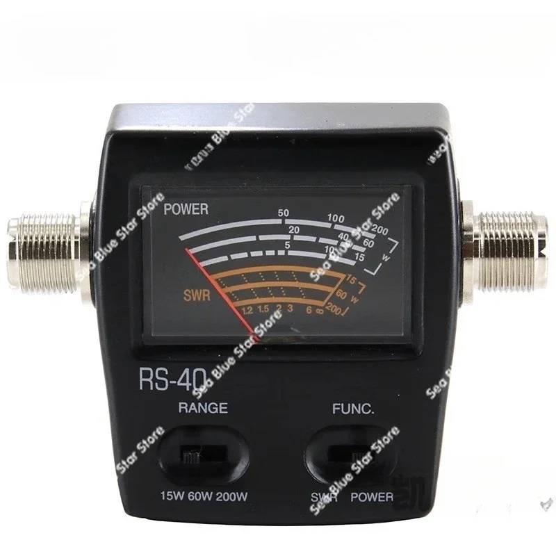 Power Meter RS-40 Standing Wave Meter UV Double Section, Intercom Antenna Measuring Instrument