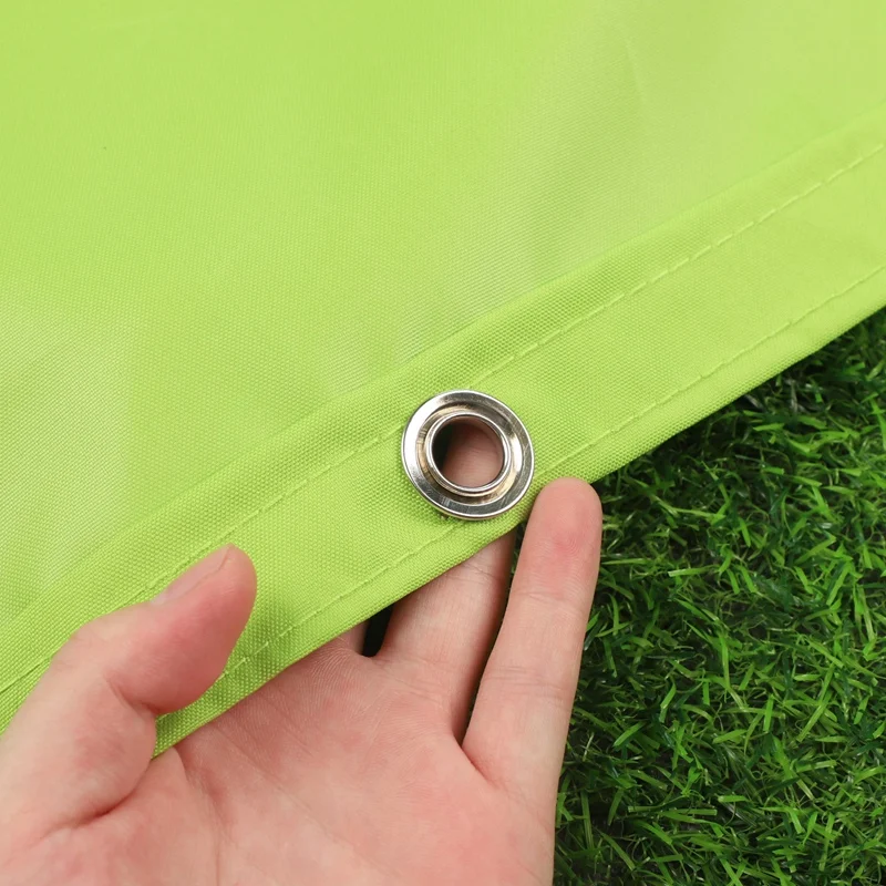 

300D Green Waterproof Sun Shelter Yard Terrace Sunshade Cover Outdoor Camping Tent Rectangle Sun Shade Sail for Swimming Pool