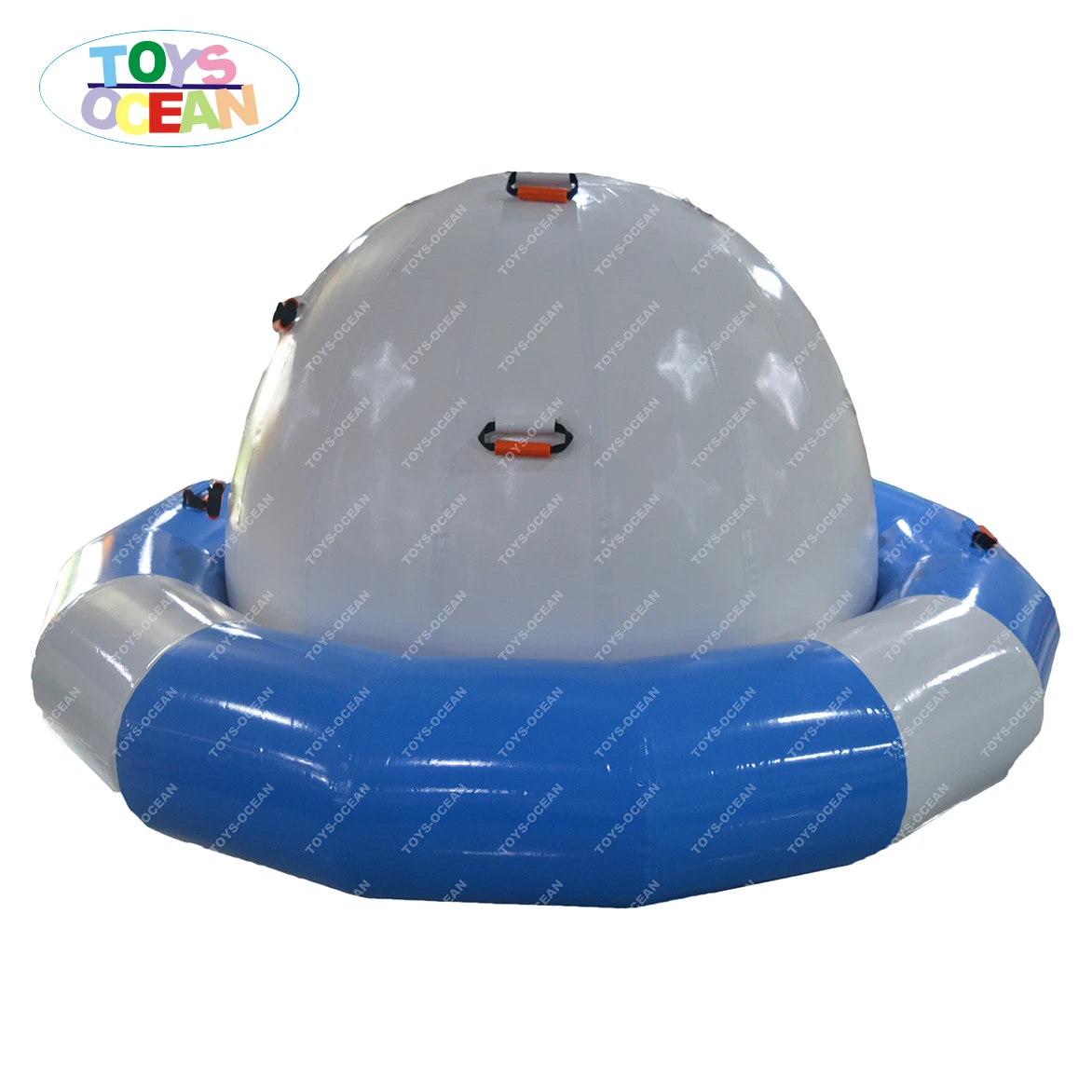 Crazy UFO inflatable towable water sports rotating flying inflatable disco boat Saturn game