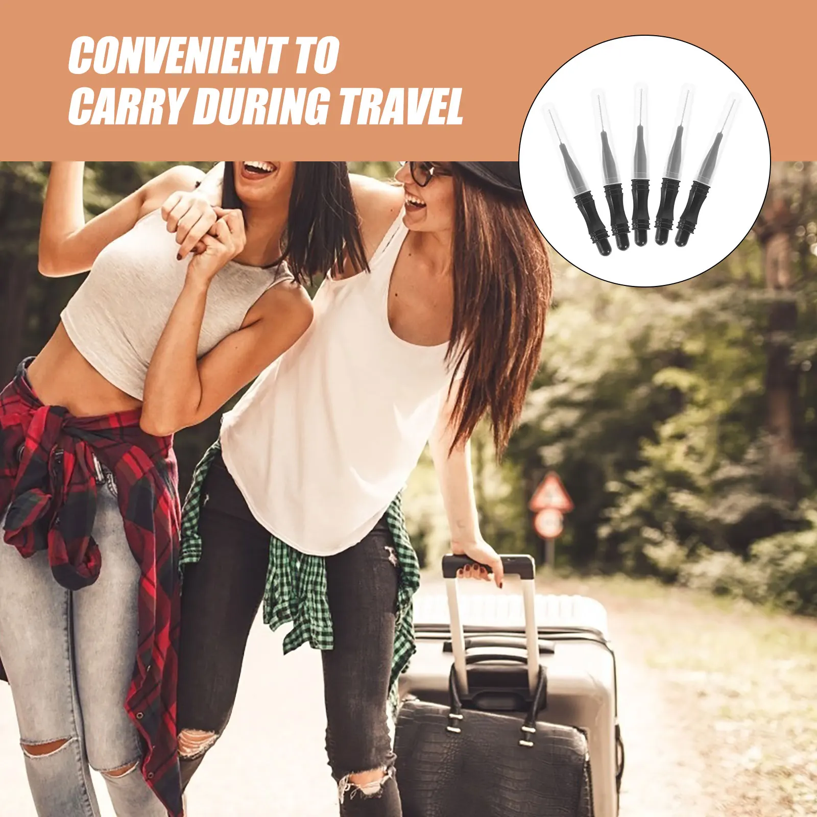 

50pcs Eyebrow Brush Eyelash Lamination Nylon Grooming Cap Comb Makeup Brushes for Eyebrows Extensions Travel Professional