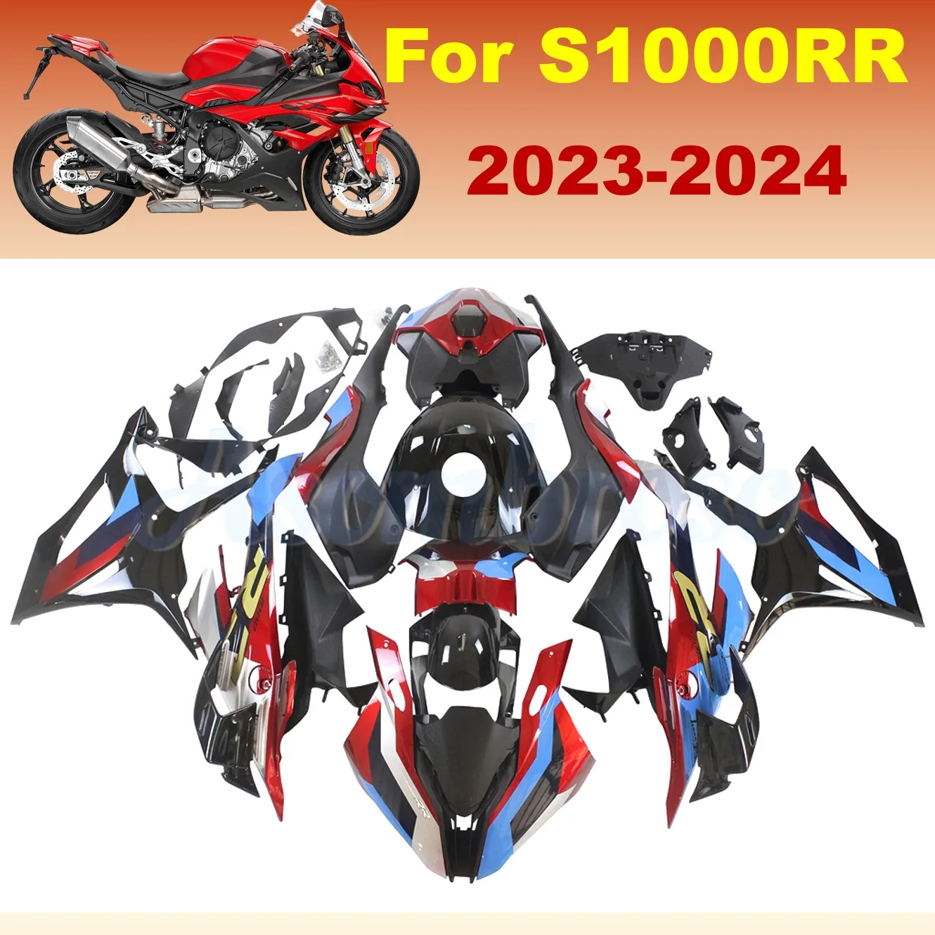 

Комплект обтекателей для мотоциклов s1000rr 2023 2024 s1000, высококачественные обтекатели из АБС-пластика, кузов для BMW S 1000RR