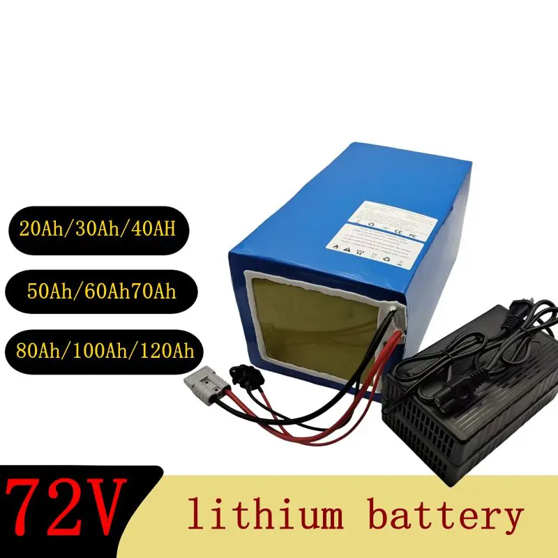 

72V 100Ah 200ah 300ah lithium ion battery pack lipo 3000W 5000W 8000W 15000W moto