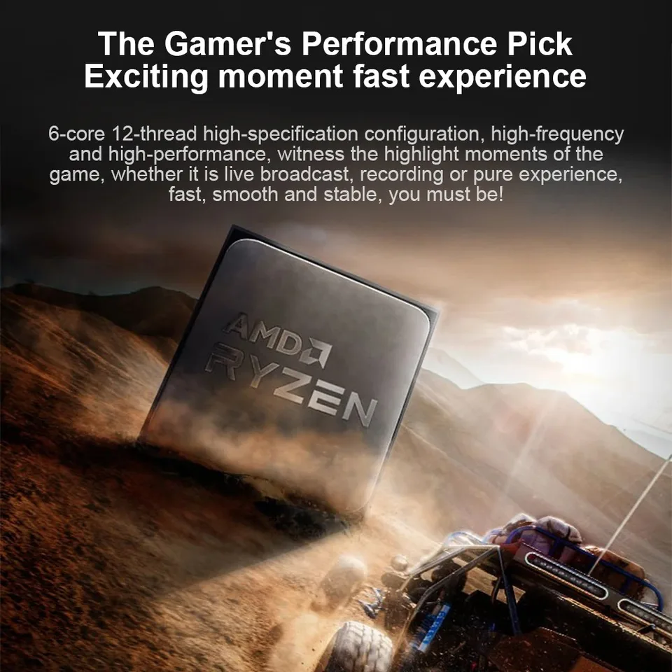 AMD Ryzen 5 5600X CPU 8コア 16スレッド 周波数3.7-4.6GHz 32MB
