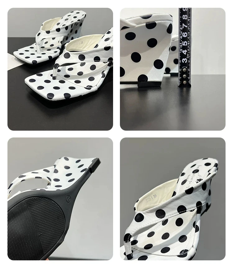 Polka Dot Clip Toe Slippers Wo – Patent Leather Pump recenzja i cena