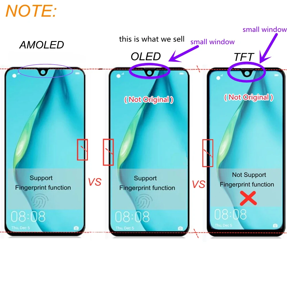 OEM LCD For OPPO RX17 Pro LCD R17 Pro LCD Display Touch Screen Digitizer Assembly For OPPO RX17 Neo CPH1893 6.4\