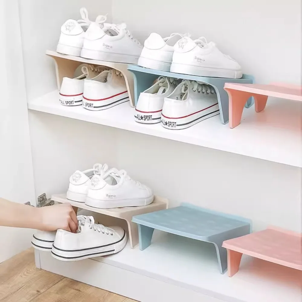 New Space Saving Shoe Holder Shelf Multifunctional Home Storage Shoe Storage Rack Double Shelf Shoe Rack Household Organization