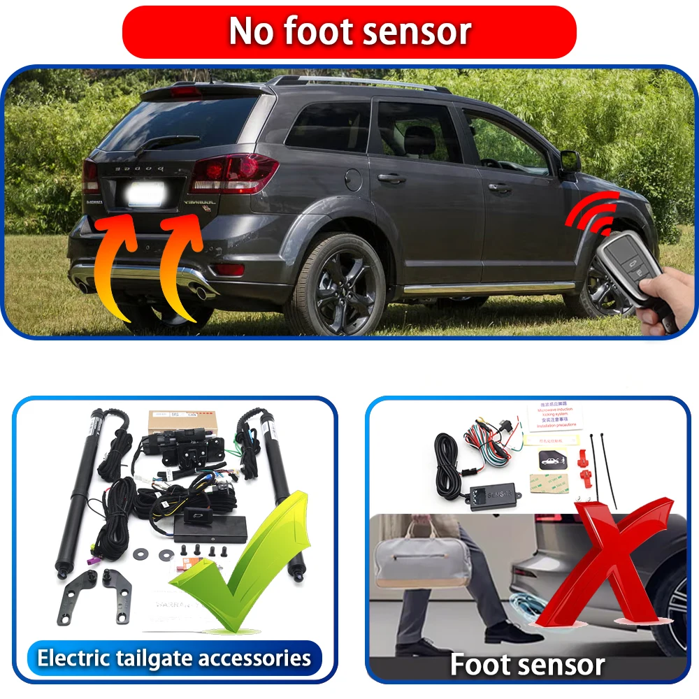 Smart Aangedreven Achterklep Systeem Voor Dodge Journey Jc Fiat Freemont 2009-2020 Automatische Intelligente Elektrische Kofferbak Lift Controle Kit