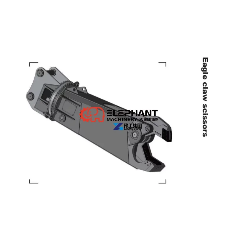 Dual Type Hydraulic Shears, Excavator Mounted Attachment and Hand Held Hydraulic Cutting Equipment for Demolition