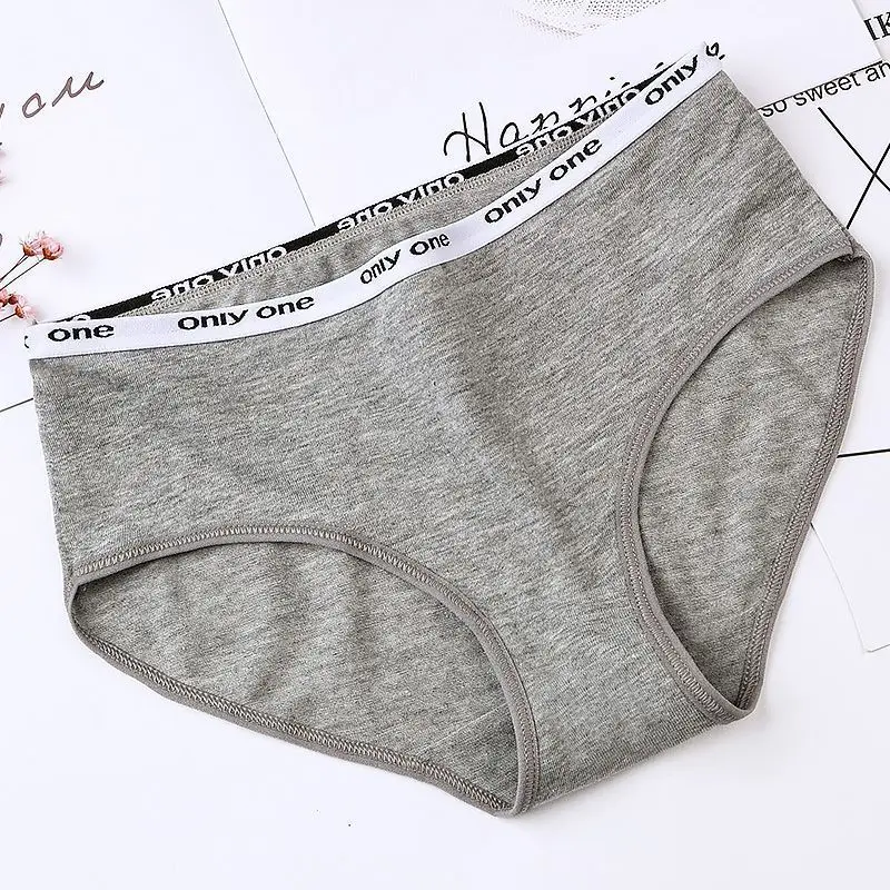 3pcs Pure Cotton Mid Waist Briefs Womens Sexy Basic Type Panties Girls Comfort Underpants Female Sport Underwears Lady Pantys - Image 3