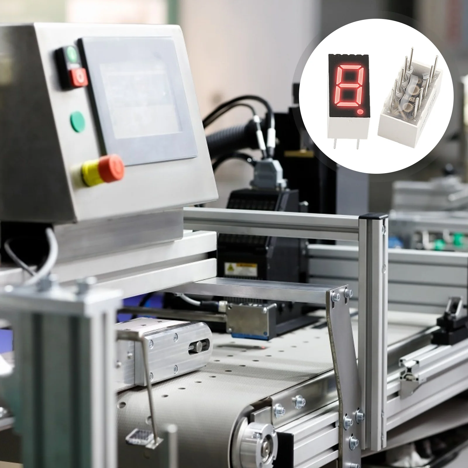 20 Stück Highlight Digital Tube Common Anode Display Modul LED Segment Rote Legierung