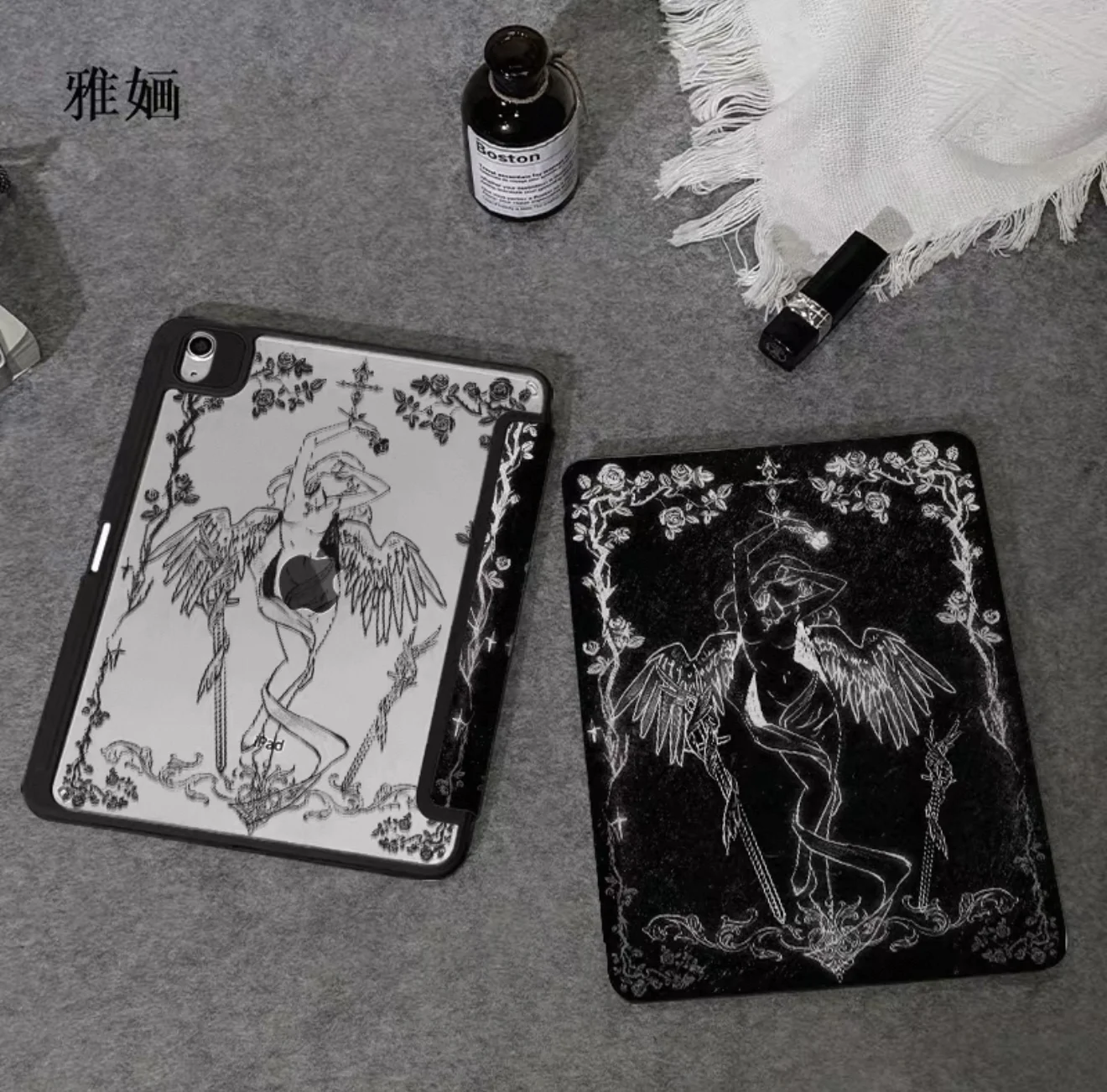 【3+Y Type】Suitable for iPad protective cases, made of anti-bending acrylic material