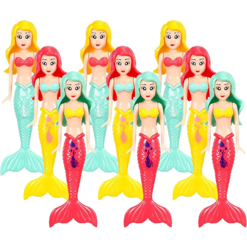 4 Pieces Mermaid Dive Toys Mermaid Bath Toys Colorful Mermaid Pool Toys Swimming Pool Games for Toddlers Boys Girls Teens Adults