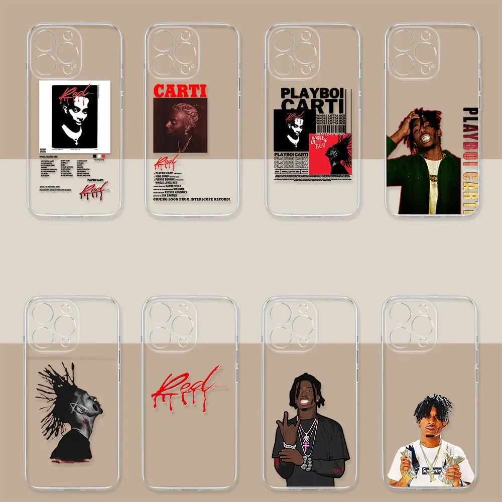 Hip Hop Singer Playboi Carti Phone Case For OPPO RENO 11 11F 10 8 8Z 8T 7 7Z 6 6Z 5 5F 4 2F PRO PLUS LITE Transparent Soft Cover