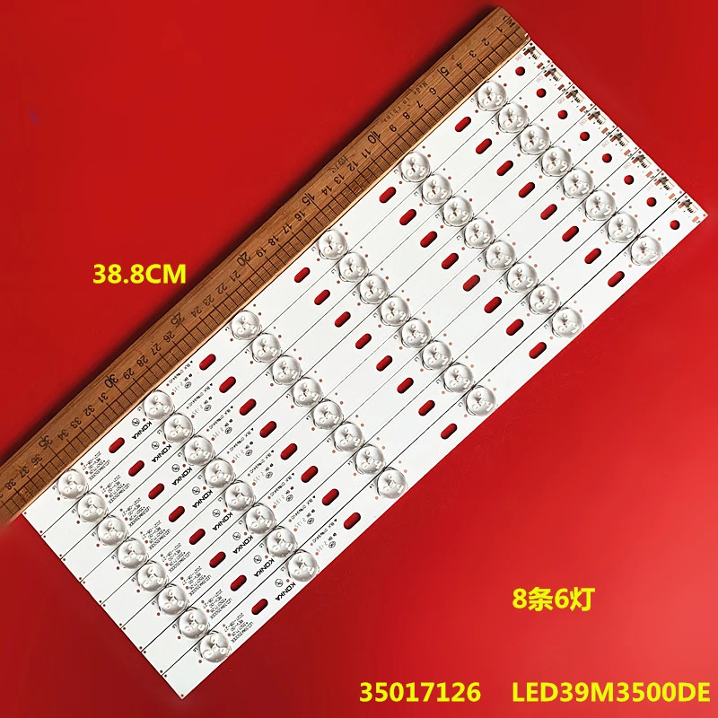 

LED backlight strip 6 lamp For 40'' TV LED39M3500DE 35017126 REV-00 LED40M500DF 40M350DF