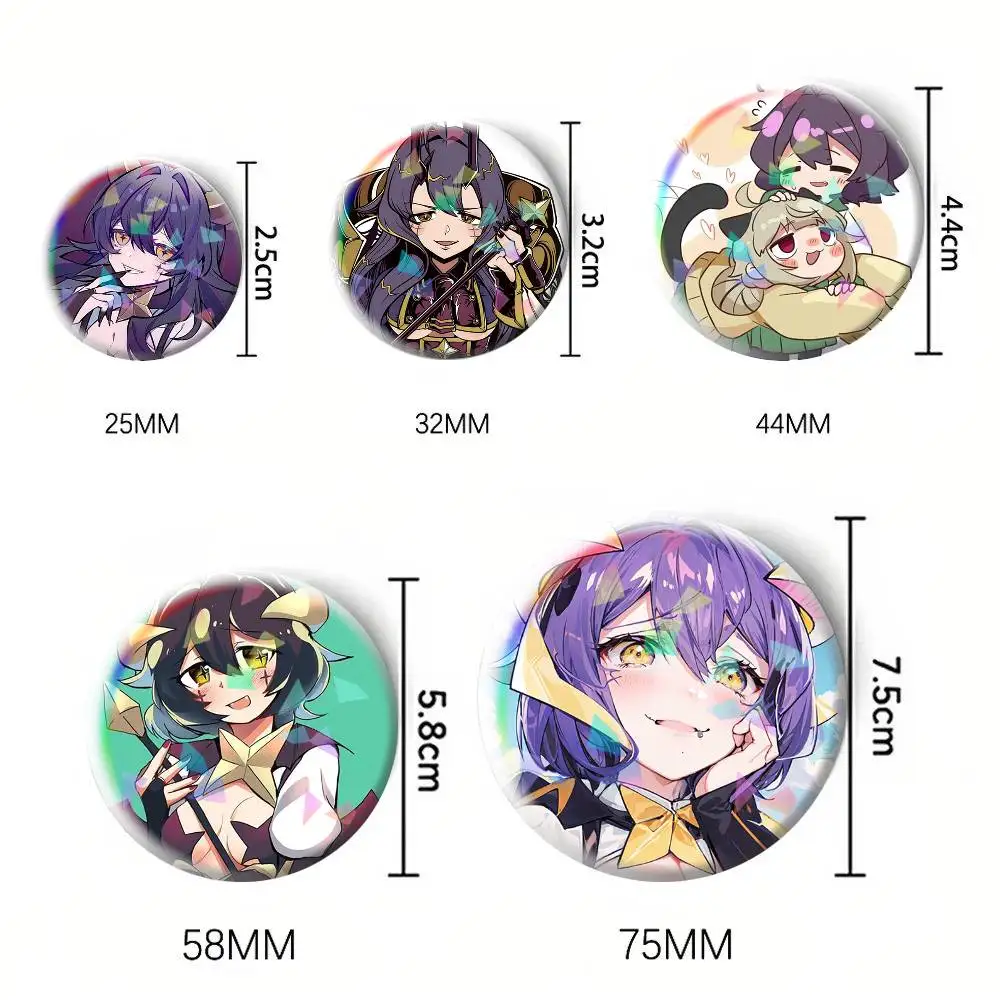 Gushing over Magical Girls Anime Girl  75mm 44mm 25mm Brooch Backpack Hat Pins Accessories Toys Badge