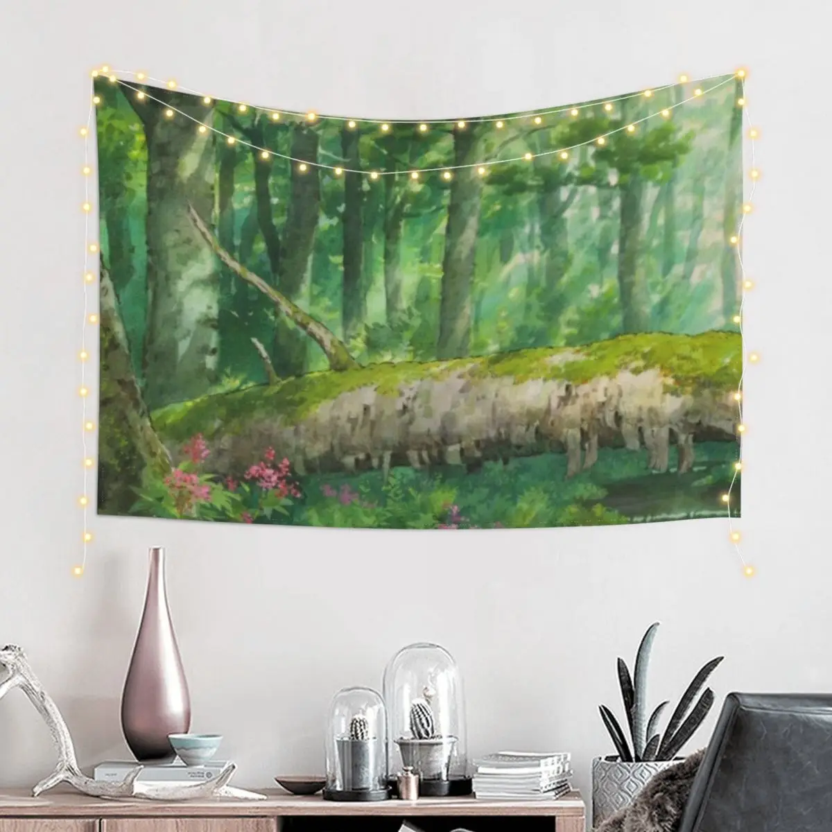 Anime Magical Forest Tapestry Wall Hanging Decor Decorations For Your Bedroom Bedroom Decor Room Decor For Girls Tapestry