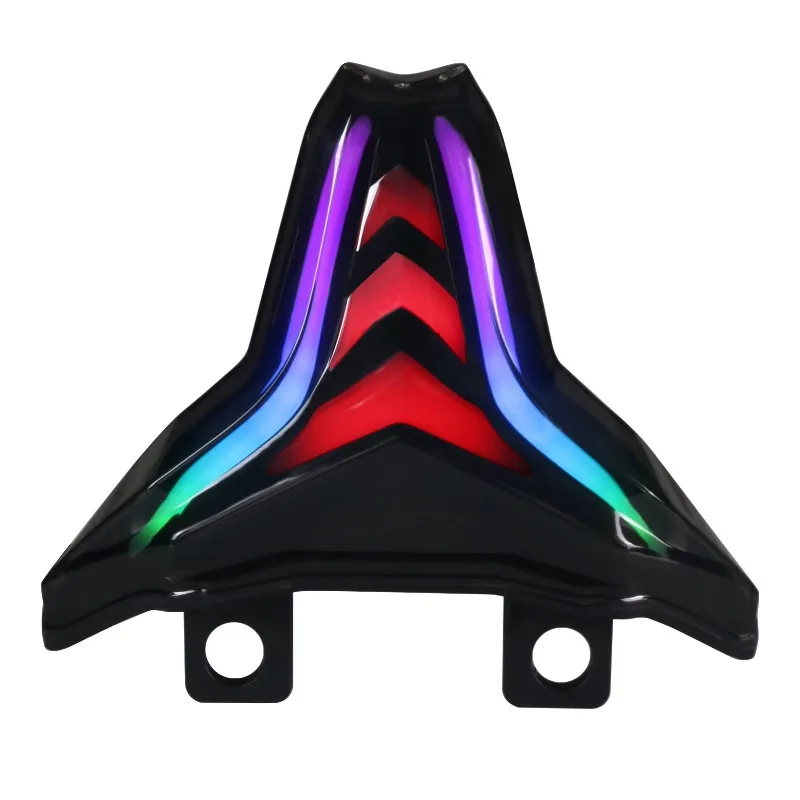 For  ZX4R/ZX6R/ZX10R/NINJA400 Modified Rear Tail Light with Dynamic Color Changing Turn Signals