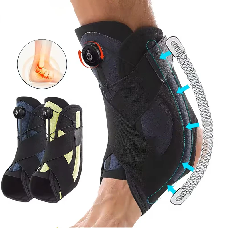 1Pc Sport Ankle Protectors Sprain Recovery Joint Protectors Pressurized Support Fixed Rehabilitation Men Women Unisex