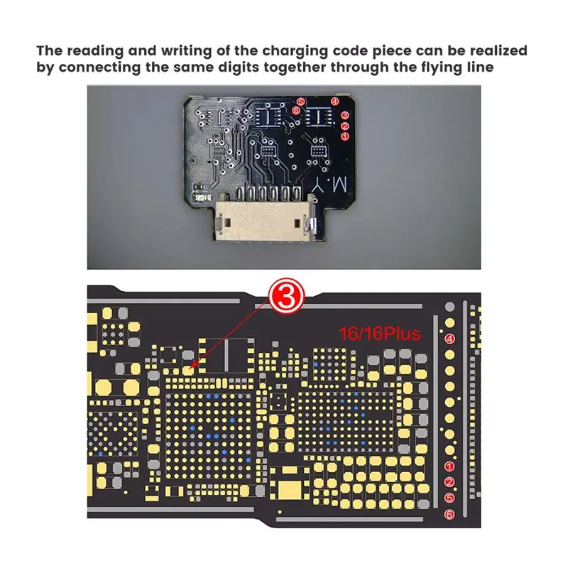 A55F-No-Disassembly Chip Programmer For IOS Mobile Phone , Fast Read/Write & Repair Tool For Charging IC Data