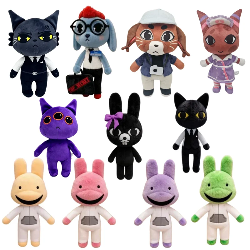 Nouvelle Peluche Anime Animal Hospital : Anomalies du jeu d'horreur Animal Hospital - Chat, Chien, Pingouin, Lapin - Jouet de collection pour fans