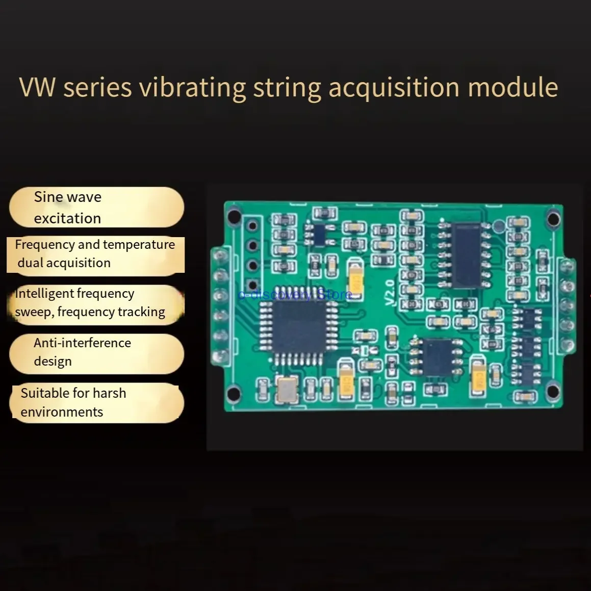 VW101 Vibrating String Acquisition Reading Module for Temperature Acquisition Instrument Automation Equipment Development