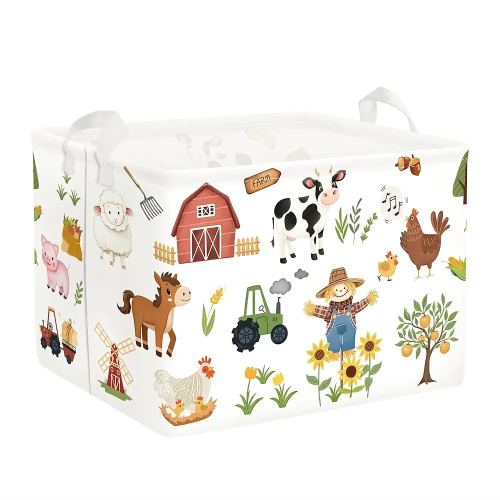 

Корзина для белья и игрушек в виде животных для детей, складной органайзер для одежды, подарок для мальчиков и девочек, коробка для игрушек, контейнер для детской комнаты