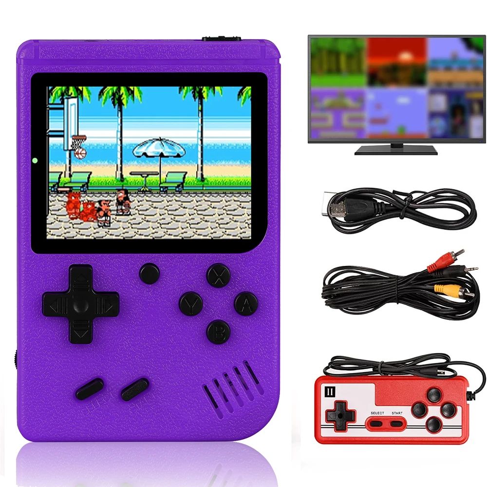 8-Bit Mini Video Game Console Built in 500 Games Retro Portable Console Handheld Game Player AV Output For Kids Gift Game Boy