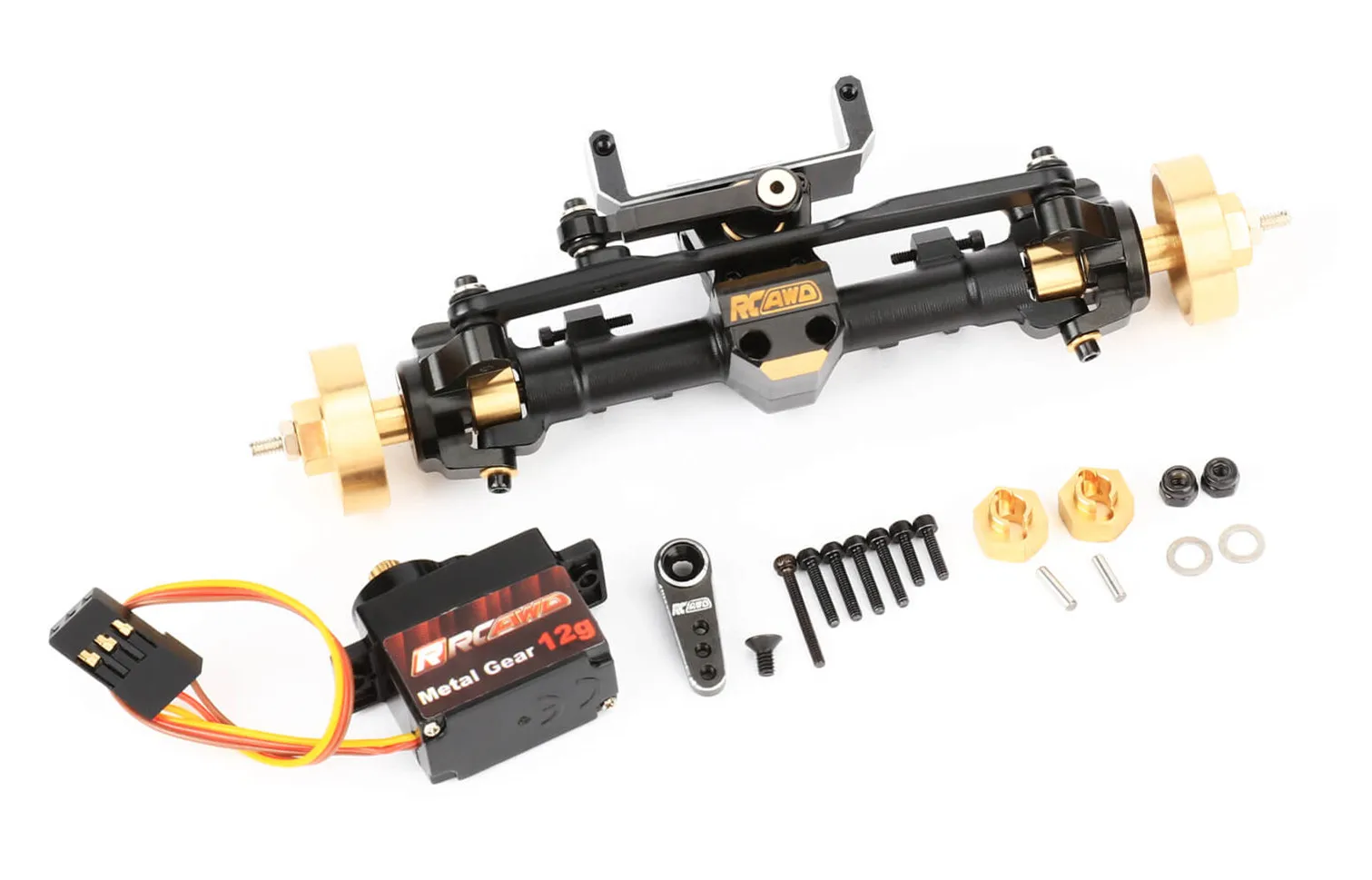 RCAWD SCX24 widen 6MM Front Axle For Axial 1/24 SCX24 Crawlers upgrades parts