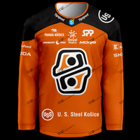 HC Košice Slovakia Hockey Jersey 2025-26 New Arrival Round Neck Long Sleeve 3D Printed T-Shirt Home Away Adult KIDS Unisex