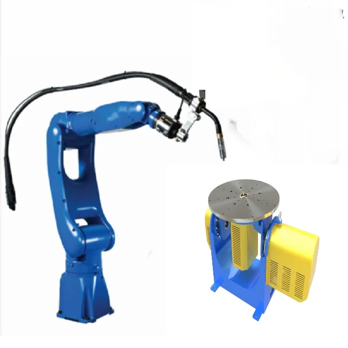 Welding Robot With Robot Positioner Tig Mig Machine And Welding Wires For Steel Pipes Welding