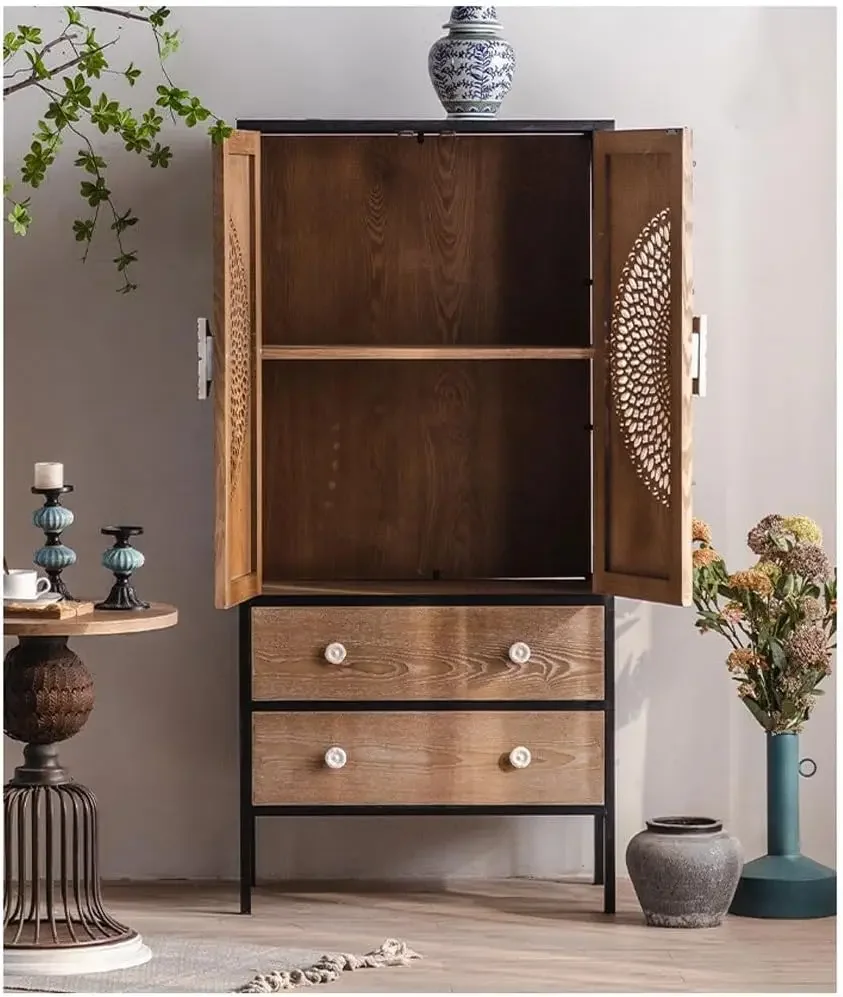 Eéndelig te koop massief houten dressoir, buffetkast, huisingang, voedsel, voorraadkast, opbergbed, woonkamer