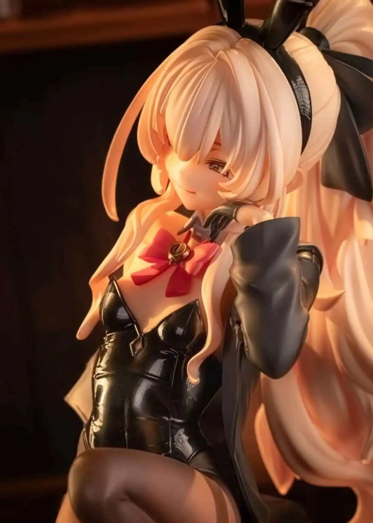 

Blue Archive Smiling Professor Bunny Girl Figure With Black Tights Pc Case Decoration Trendy Toy Desktop Ornament Surprise Gift