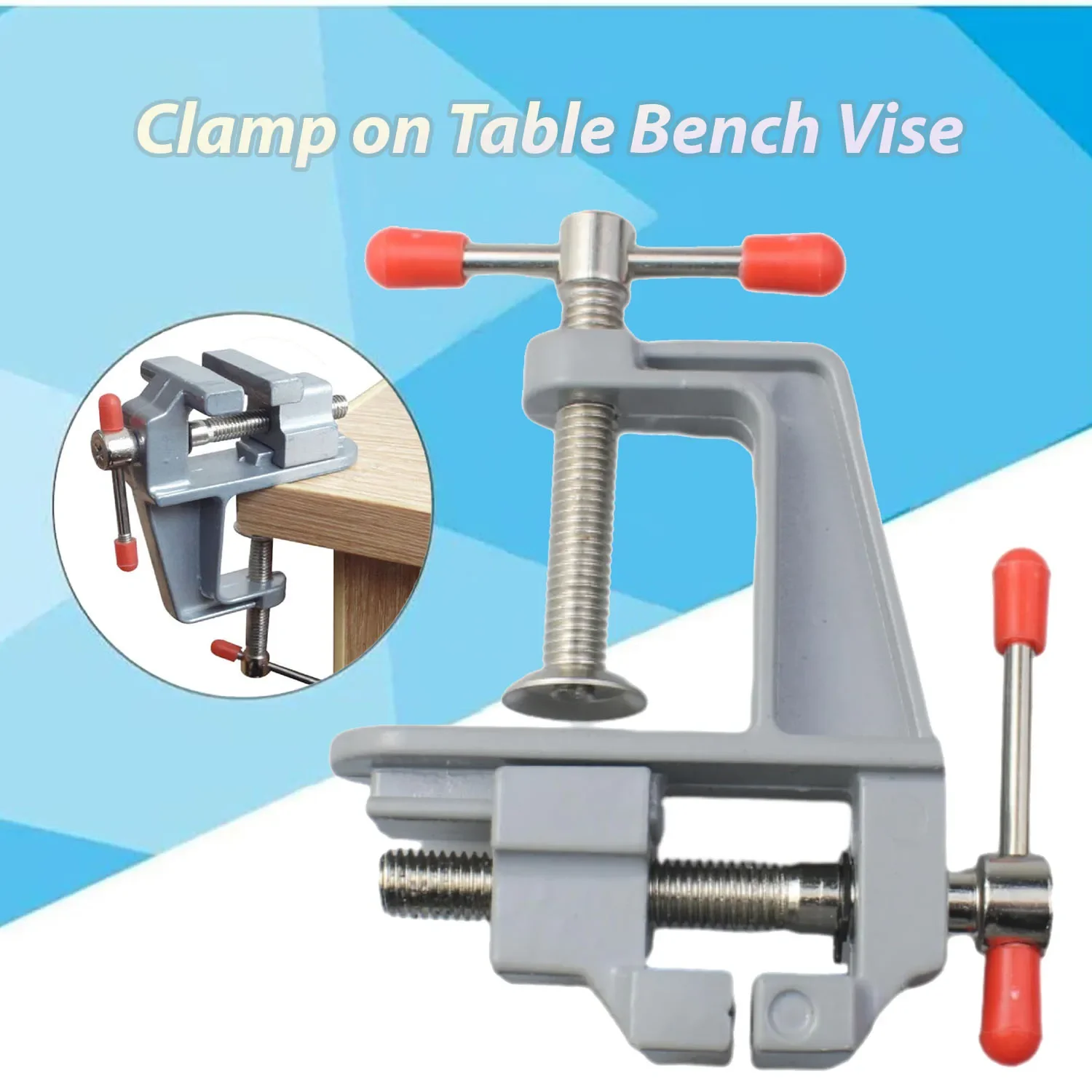 

Mini Jeweler Table Clamp, Craft Table Repair Tool, Mini Table Clamp Vice, Portable Work Small Bench Vise, Small Table Clamp DIY