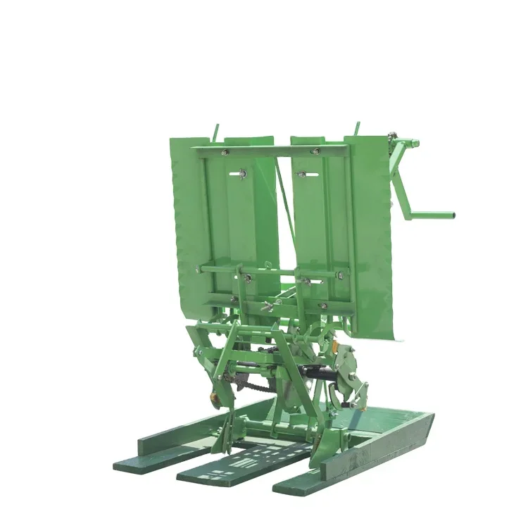 Grensoverschrijdende 2-rijige rijsttransplanter Handmatige rijstplanter