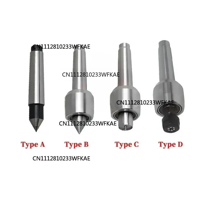 High precision steel MT2 lathe top, suitable for numerical control of rotating shaft, rotary